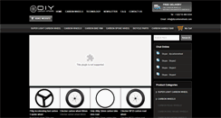 Desktop Screenshot of diycarbonwheels.com